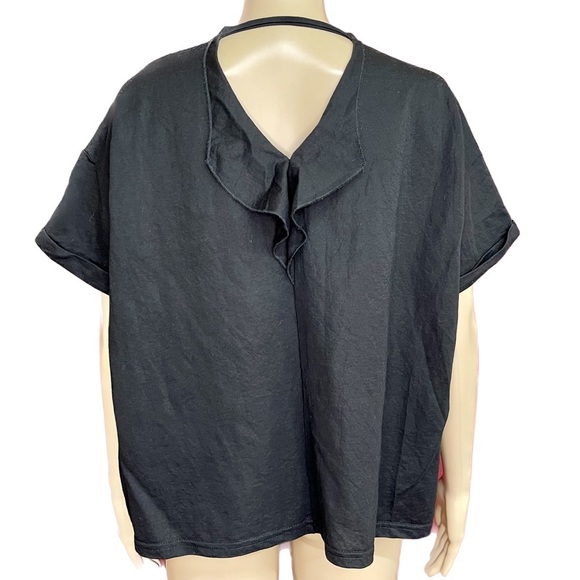 Vintage 90's Open Back Sequin Mo Money Dollar Sign Teddy Bear Box Top XL - Picture 3 of 6